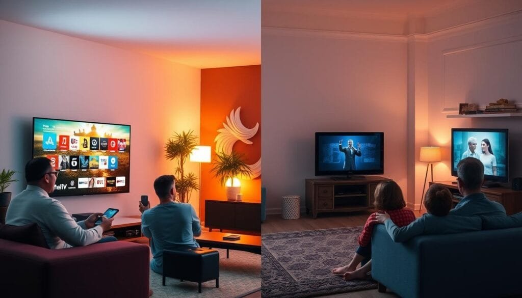 IPTV versus traditional TV services comparison IPTV versus traditional TV services comparison